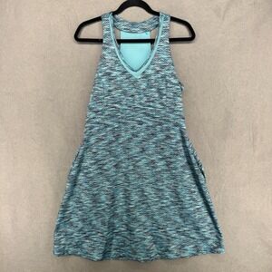 MPG Dress Womens SIze Large Blue Built In Bra Racerback Tennis Golf Performance